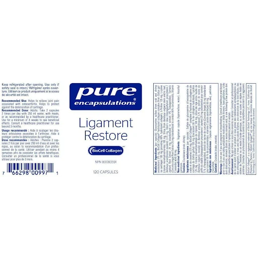 Pure Ligament Restore 120 caps
