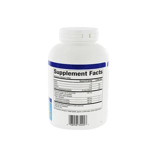 Natural Factors RxOmega-3 with Vitamin D3 Maximum Triple Strength 900 mg-150 CAPS