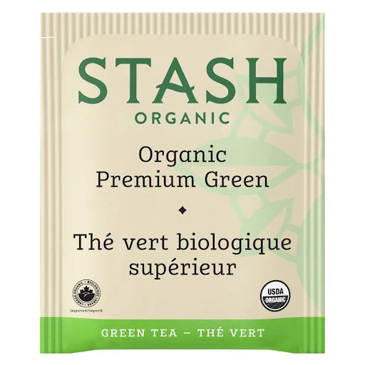 Stash Organic Premium Green 16 Tea Bags