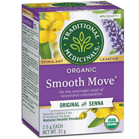 Traditional Medicinals Organic Smooth Move Original Senna 16 Tea Bags