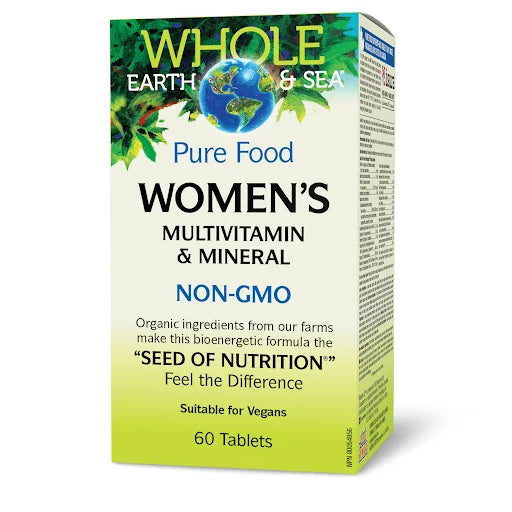 Whole Earth Women’s Multivitamin & Mineral, Whole Earth & Sea Natural Factor