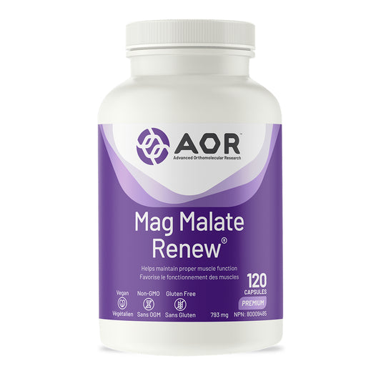 AOR Mag Malate Renew 120 Capsules