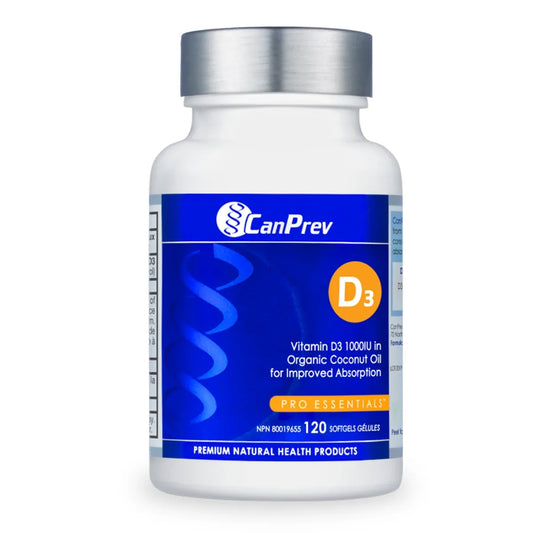 CanPrev Vitamin D3 1000 IU 120 Softgels