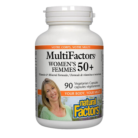 Natural Factors Multi Factors Women's 50+ 90 Veggie Caps