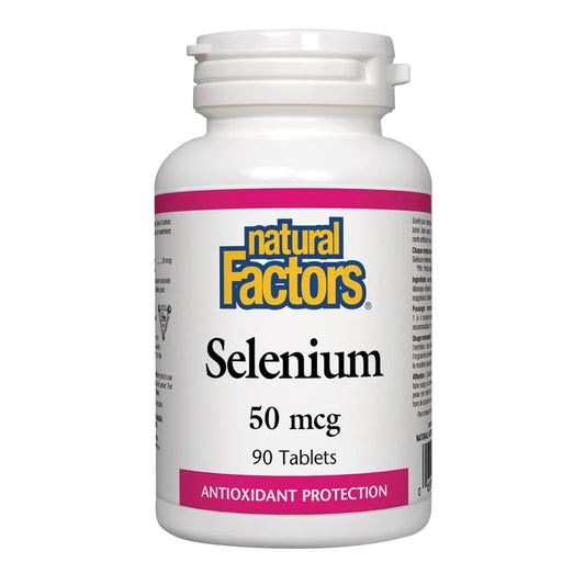 Natural Factors Selenium 50mcg 90 Tablets