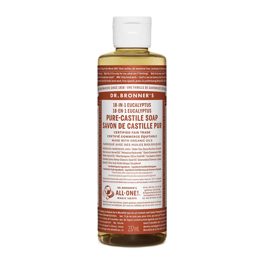 Dr. Bronner's 18-In-1 Pure-Castile Soap Eucalyptus 237mL