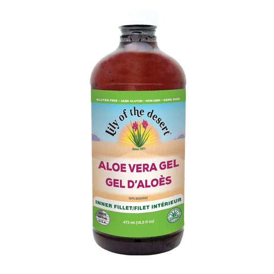 Lily of the Desert Aloe Vera Gel Inner Fillet 473mL**Limit 2 Per Order** - Helps with Immune Support, Digestive Health and Joint Health
