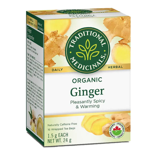 Traditional Medicinals Organic Lemon Ginger 16 Tea Bags