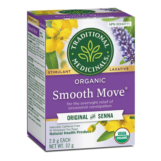 Traditional Medicinals Organic Smooth Move Original Senna 16 Tea Bags