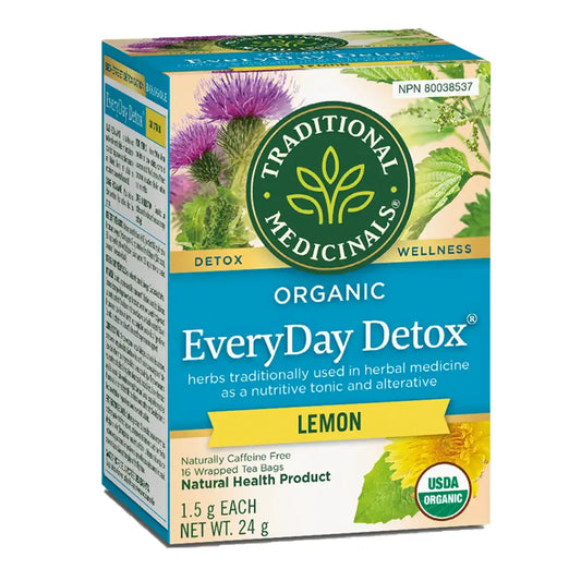 Traditional Medicinals Organic EveryDay Detox Lemon 16 Tea Bags