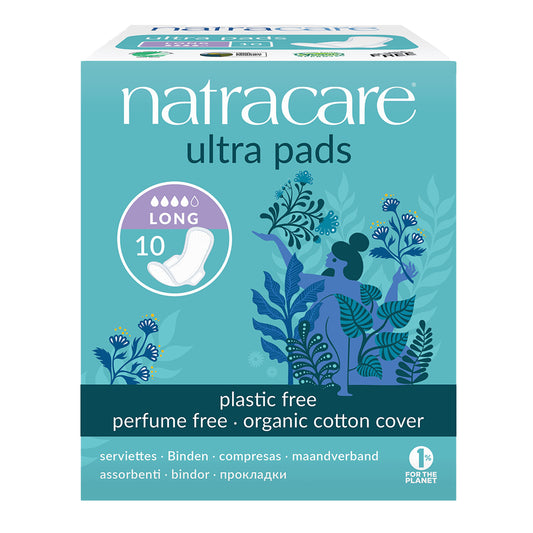 Natracare Organic Ultra Pads Long 10 Pads