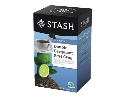 Stash Black Tea Double Bergamot Earl Grey 18 Tea Bags