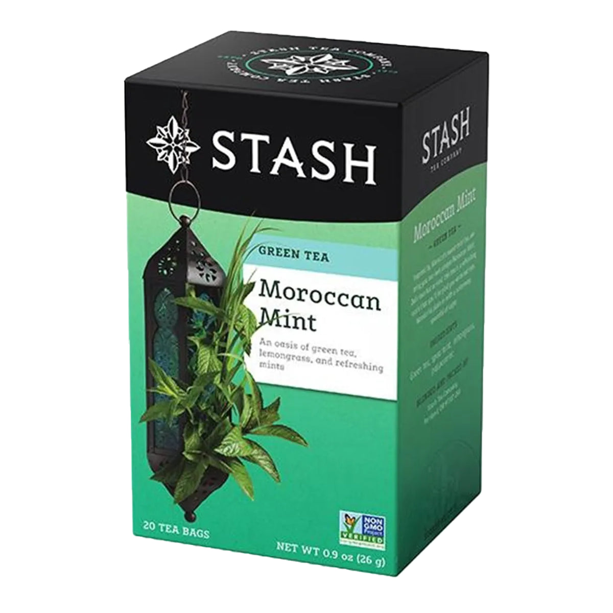 Stash Green Tea Moroccan Mint 20 Tea Bags - Kosher and Non-GMO