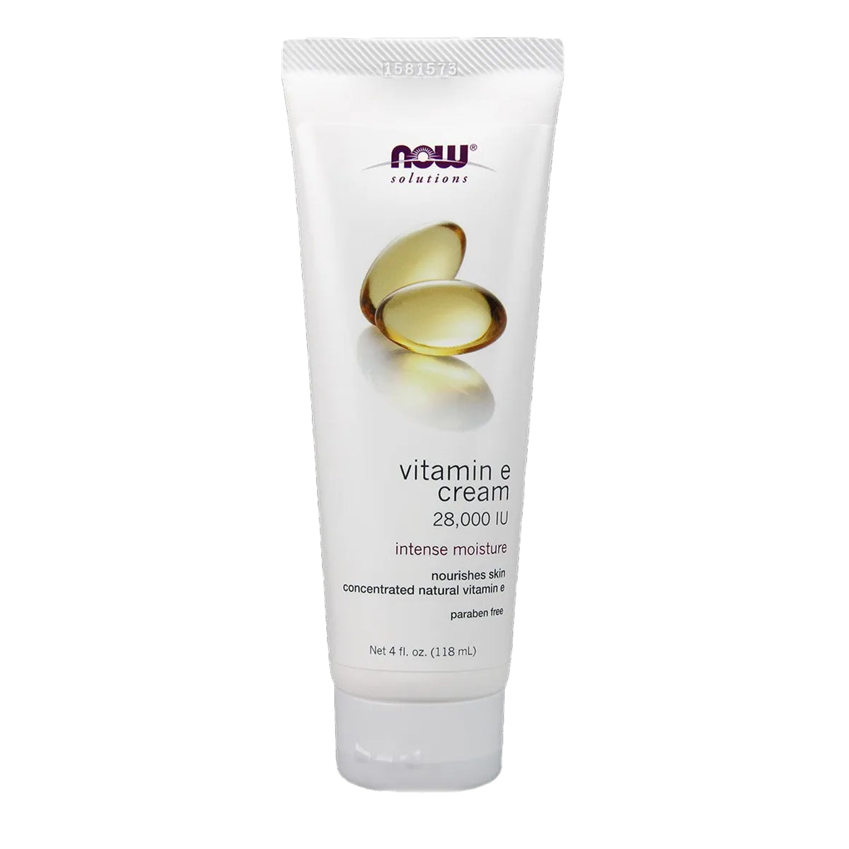 NOW Vitamin E Cream 118ml tube