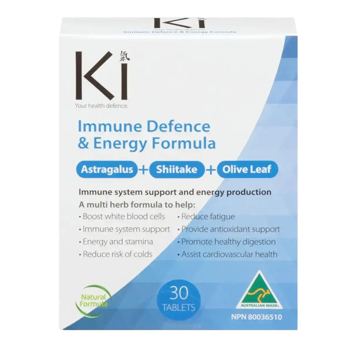 Martin & Pleasance KI Immune Defence & Energy 30 Tablets