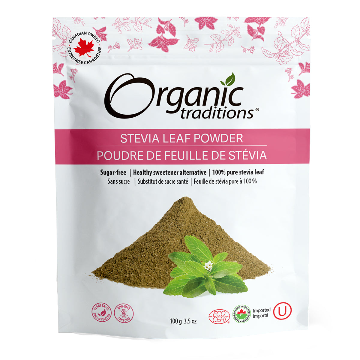 Organic Traditions Stevia Leaf Powder 100g