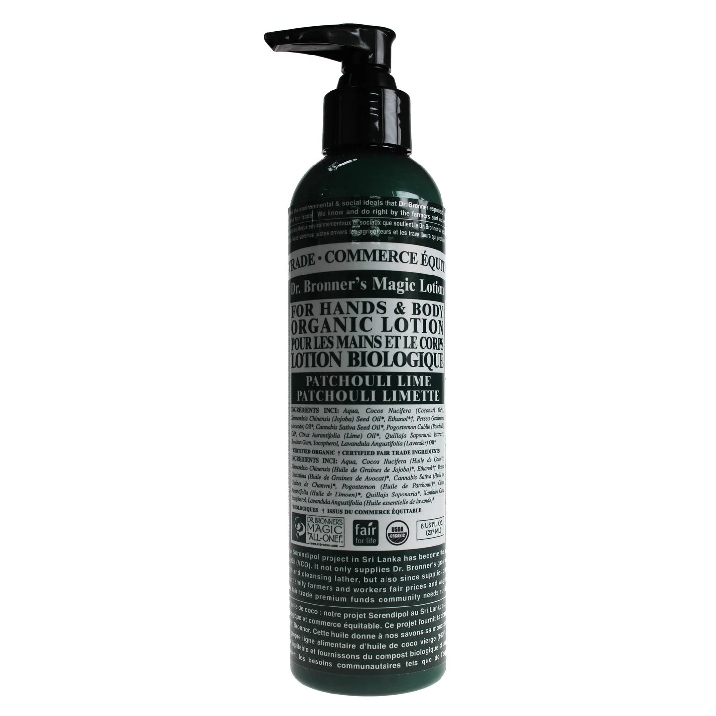 DR.B-Patchouli Lime Org H&B Lotion 237ml