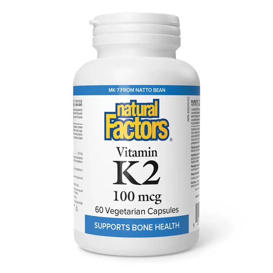 Natural Factors Vitamin K2 60vcap