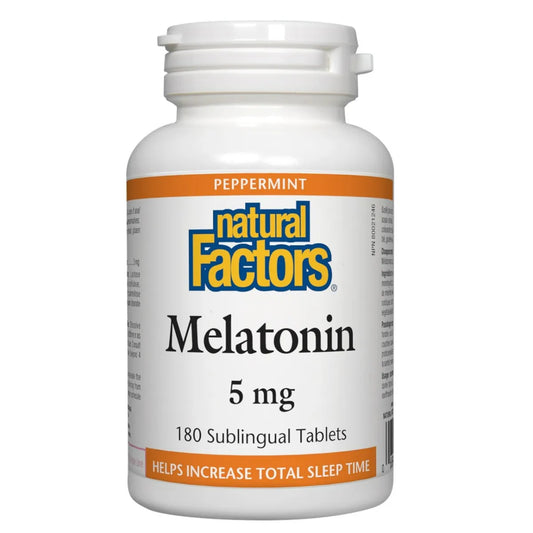 Natural Factors Melatonin 5 Mg 180 Sgels