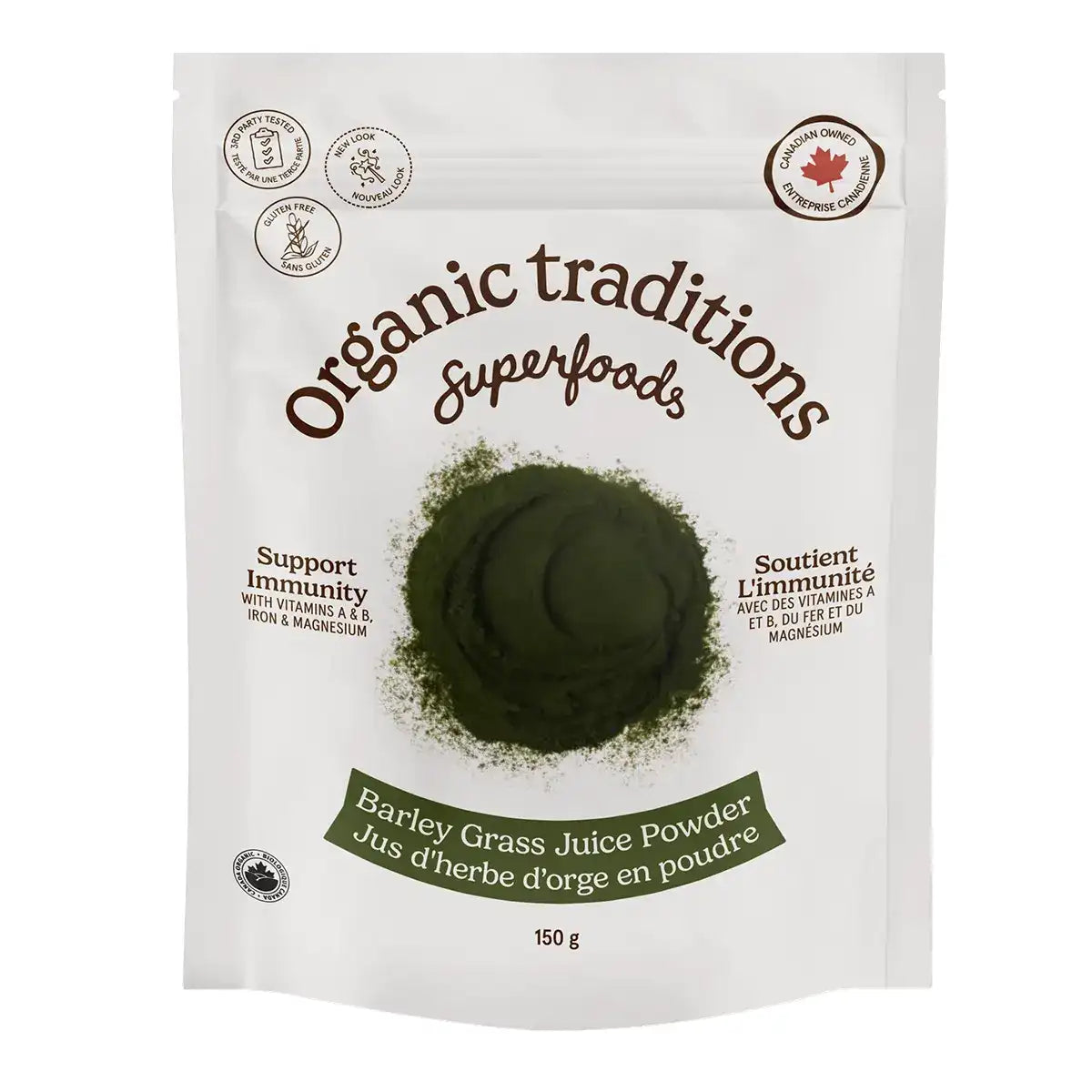 Organic Traditions Barley Grass Juice Powder 150g