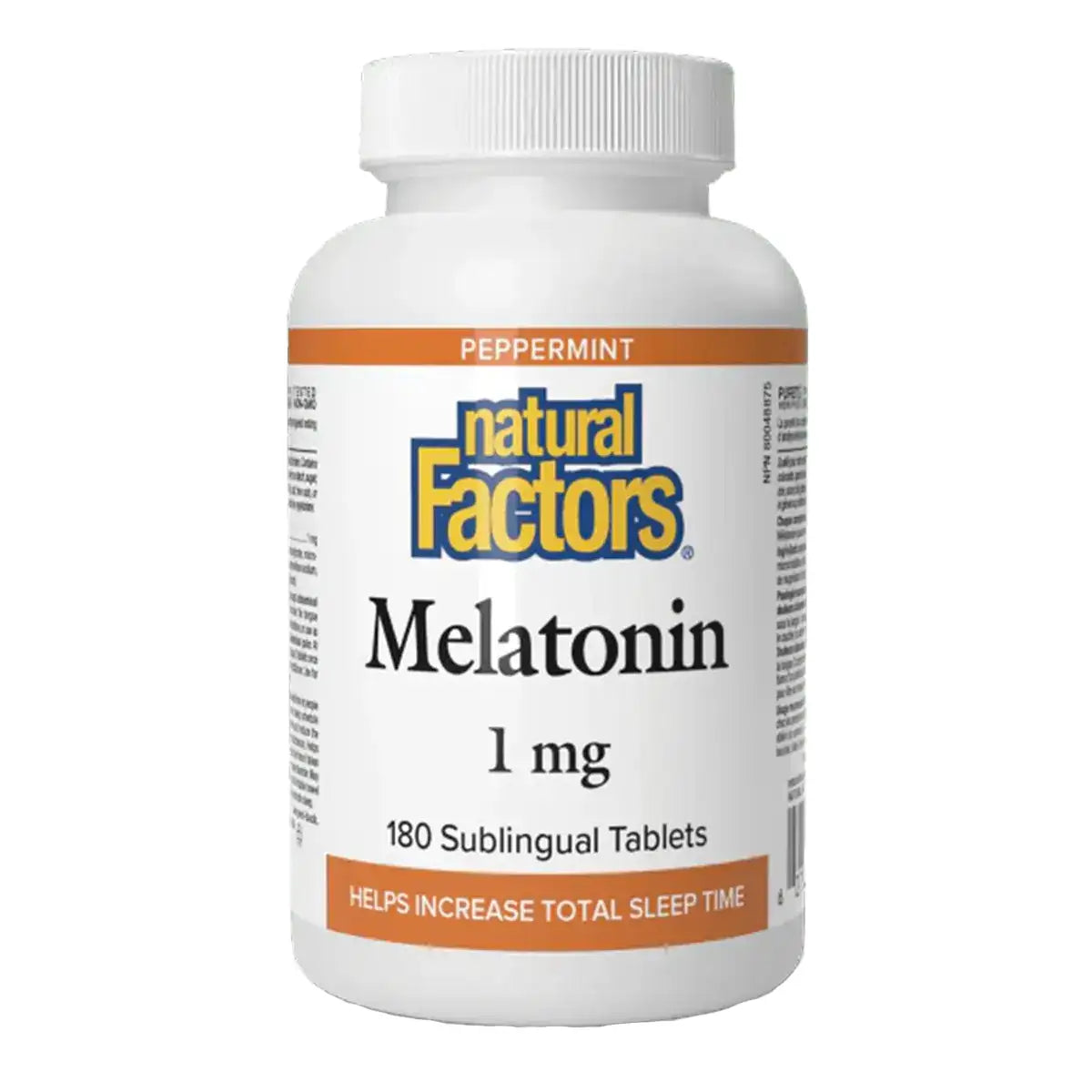 Natural Factors Melatonin 1 Mg 180 Gtab