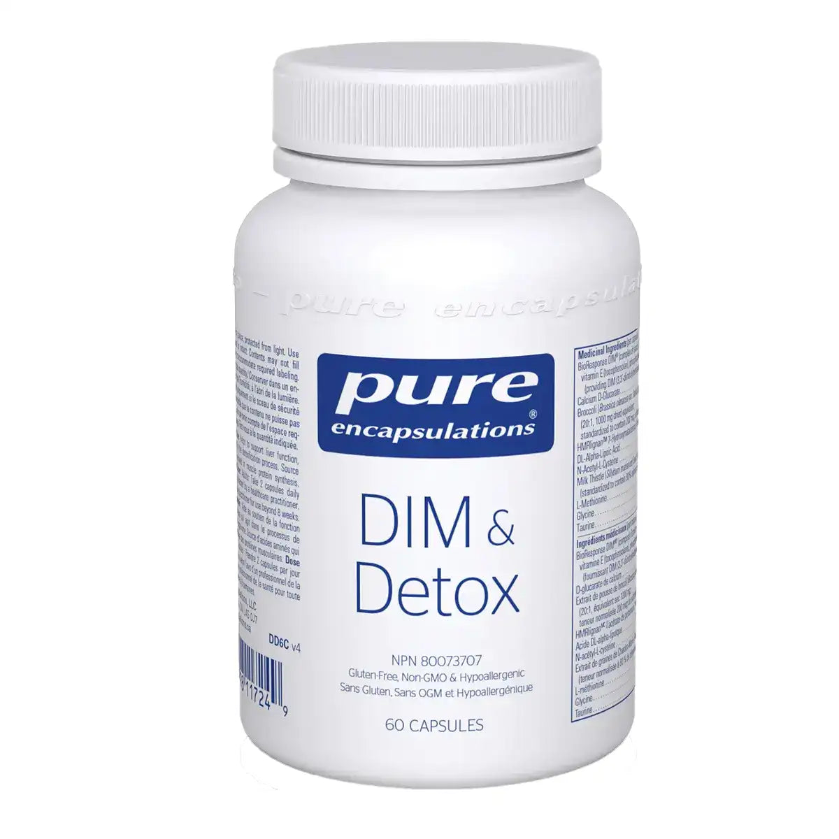 Pure Encapsulations DIM & Detox 60 Capsules