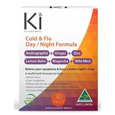 Martin & Pleasance Ki Cold & Flu Day/Night Formula 30 Tablets