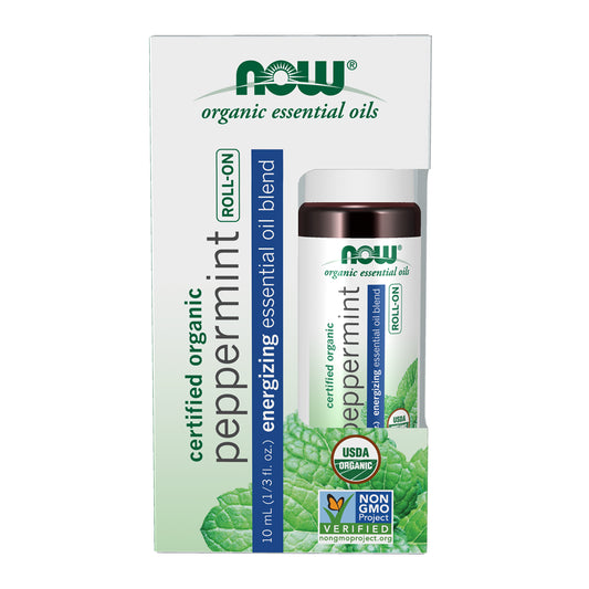 NOW Organic Eucalyptus EO Roll-On10mL