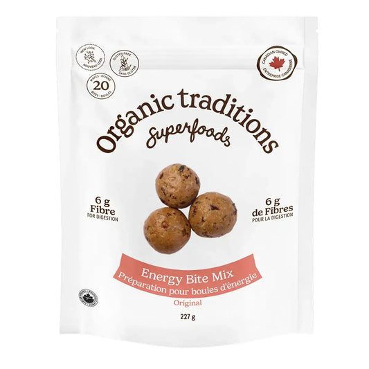 Organic Traditions Organic Energy Bite Mix Original 220g - Organic and Plant Based