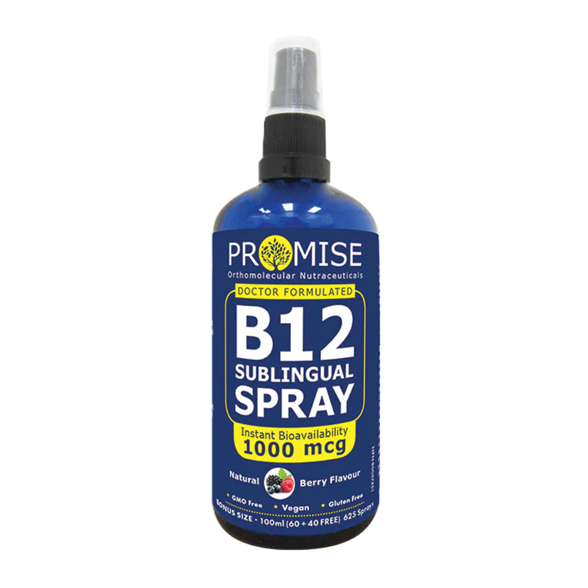 Skip to the end of the images gallery Skip to the beginning of the images gallery Promise B12 Spray 1000mcg 100mL