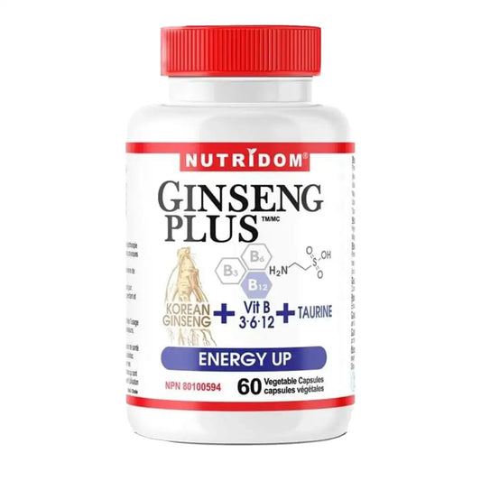 Nutridom Ginseng Plus Energy Up 60 Veggie Caps