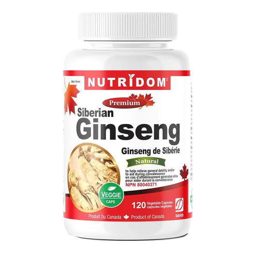 Nutridom Siberian Ginseng 120 Veggie Caps