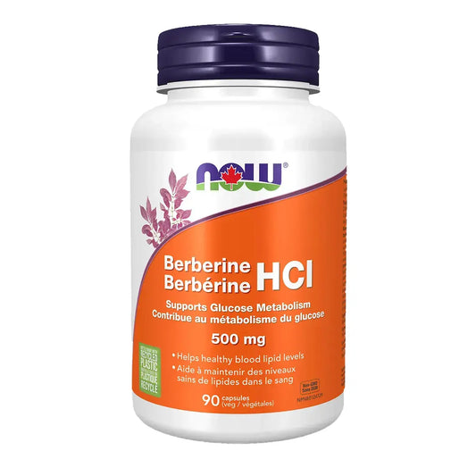 Now Berberine HCI 500mg 90 Veggie Caps