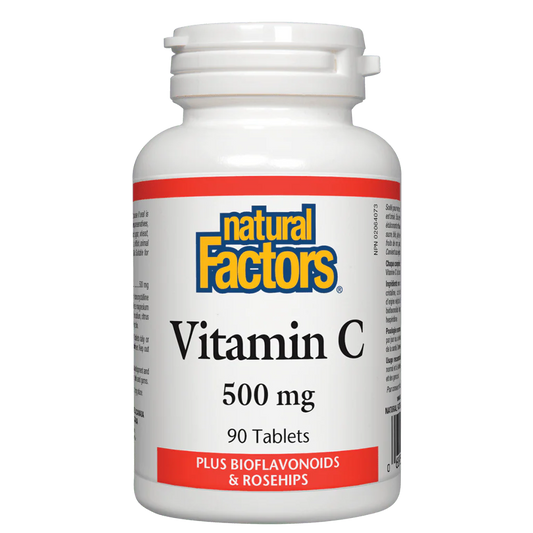 Vitamin C 500 mg Plus Bioflavonoids & Rosehips Tablets