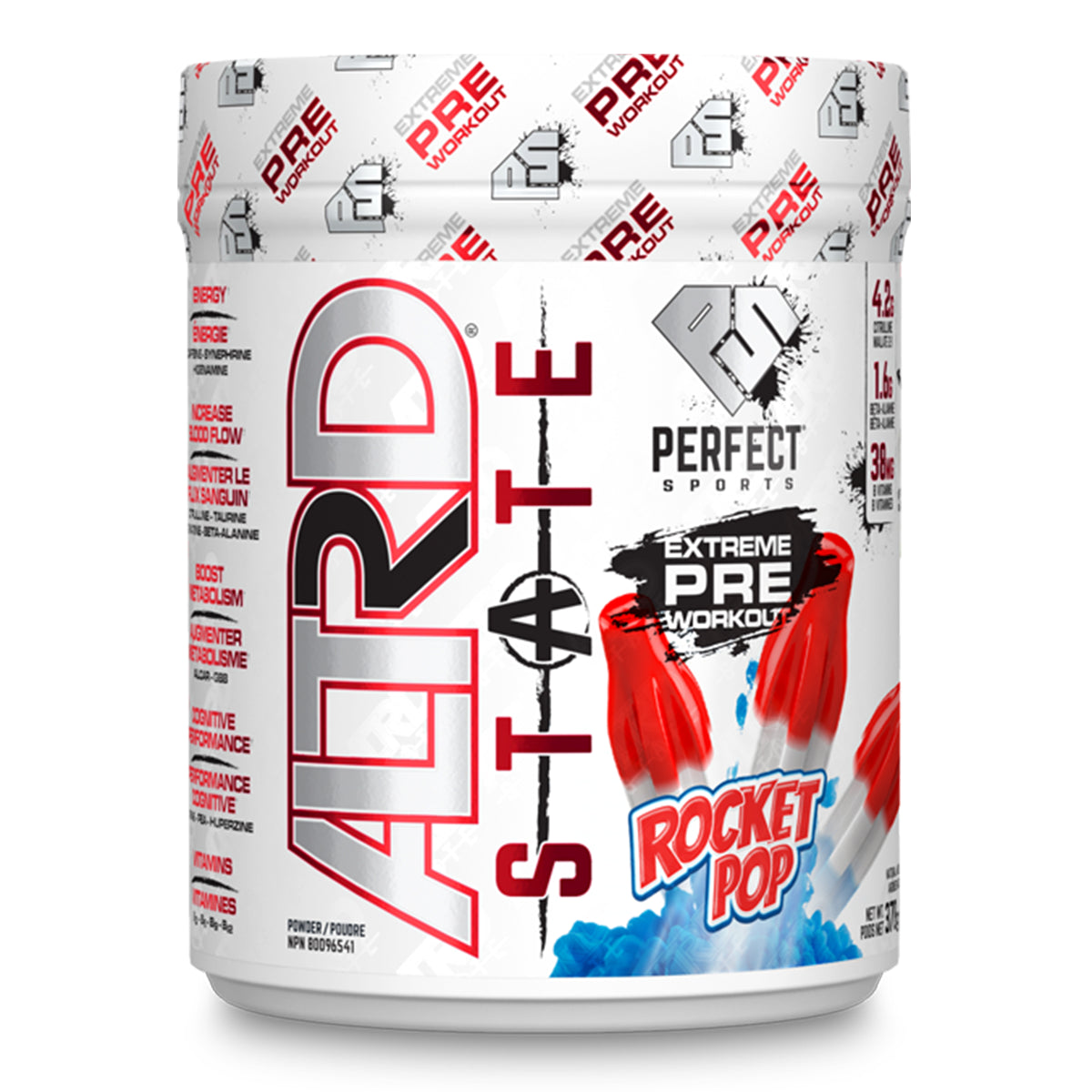 Perfect Sports Altrd State Rocket Pop 40 Servings