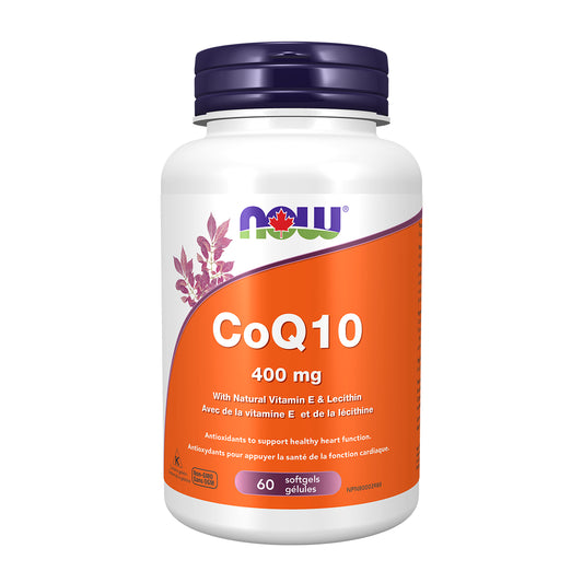 Now CoQ10 400 Mg 60 Soft Gels