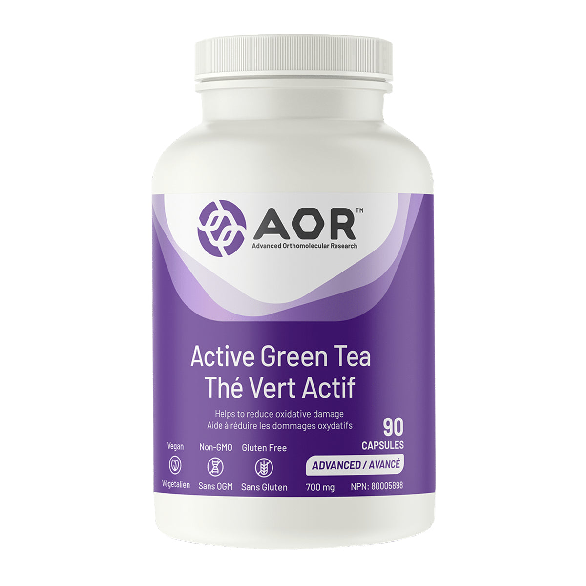 AOR Active Green Tea 700mg 90 Capsules