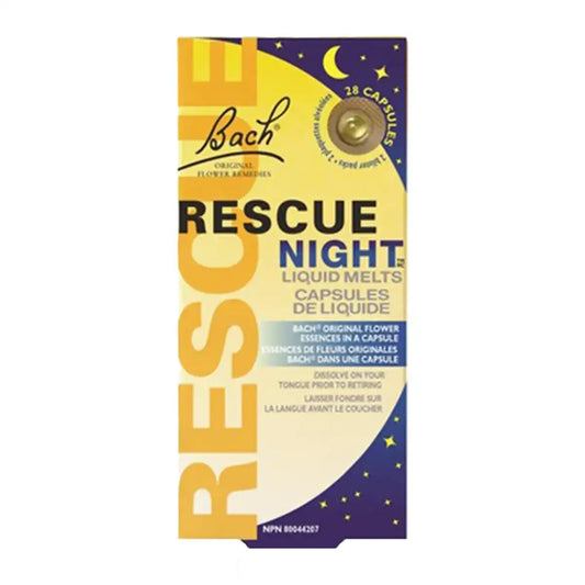 Bach Rescue Night Liquid Melts 28 Capsules