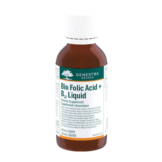 Genestra Bio Folic Acid + B12 Liquid 30mL