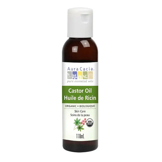 Aura Cacia Organic Castor Oil 118mL