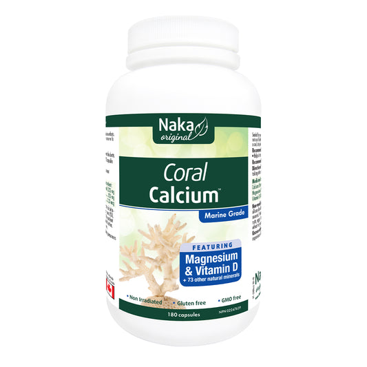 Naka Platinum Coral Calcium 180 Veggie Caps