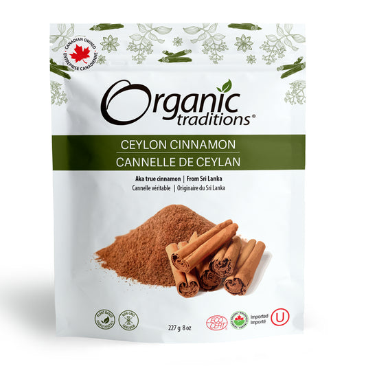 Organic Traditions Ceylon Cinnamon Powder 227g