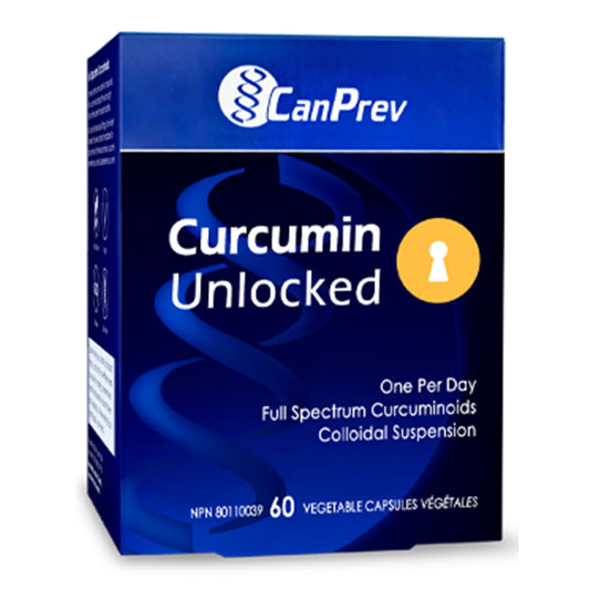 CanPrev Curcumin Unlocked 60 Veggie Caps