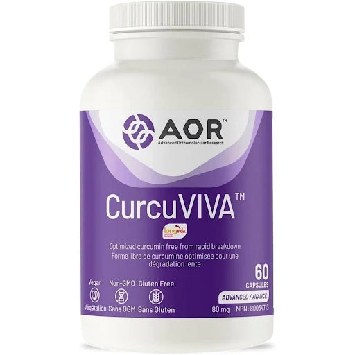 AOR CurcuViva 80mg 60 Capsules