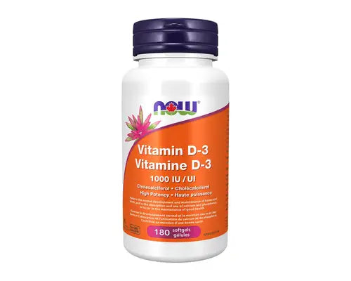 Now D3 1000 IU 180 Softgels