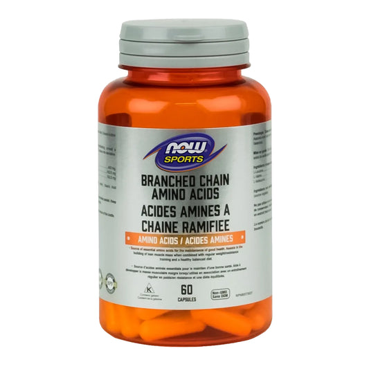 NOW Branch Chain Amino Acids 60caps