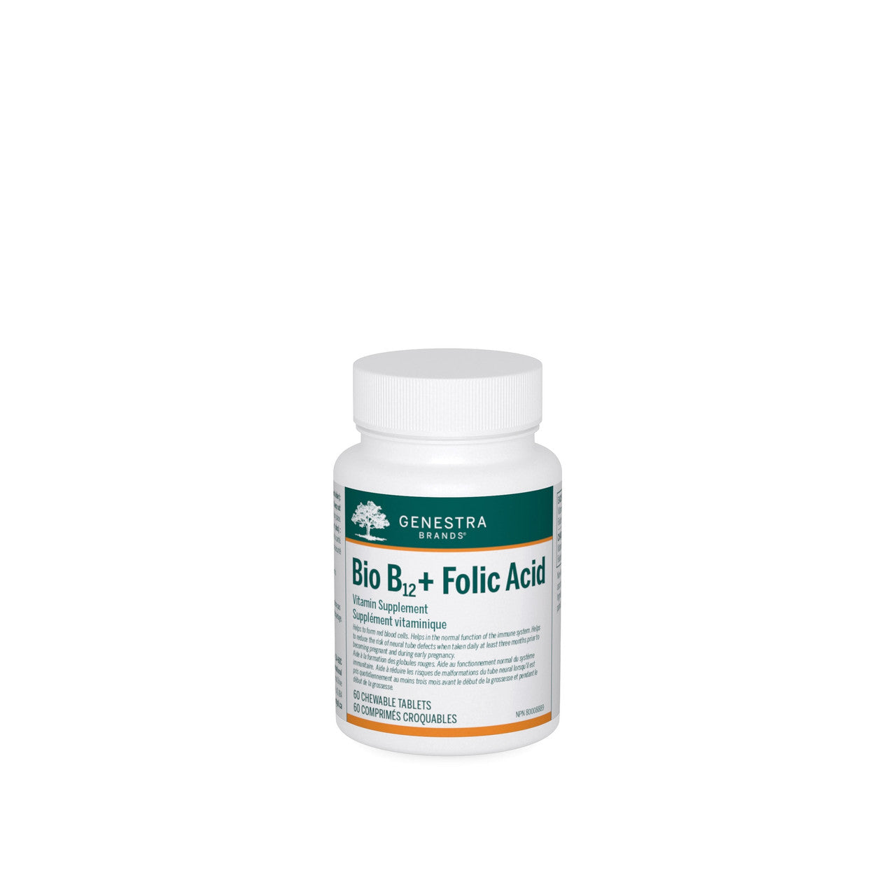 Genestra Bio B12 + Folic Acid 60 Tablets