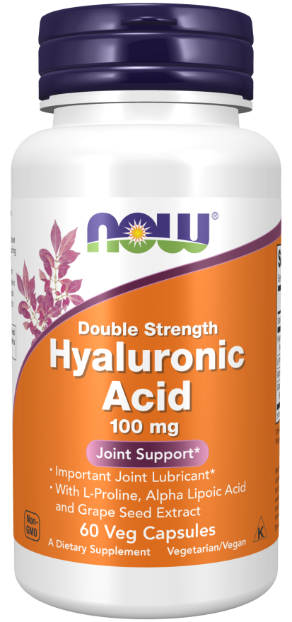 Now Hyaluronic Acid 100mg 60vcap