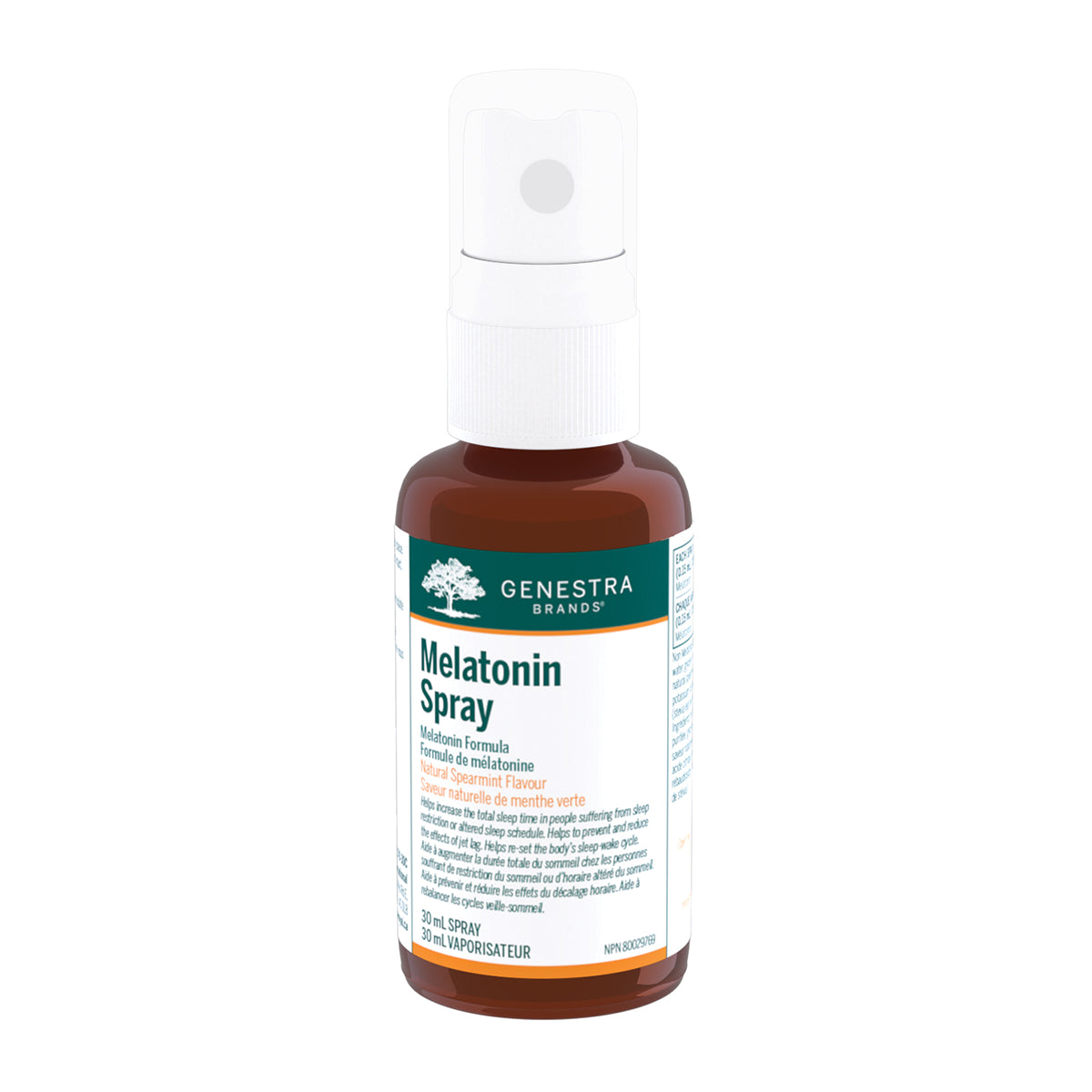 Genestra Melatonin Spray 30mL - Vegan, Gluten Free, Helps with Stress Support, Sleep Support, Mood Support, Nervous Tension and Energy Support