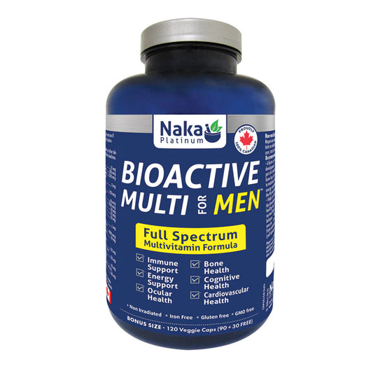 Naka Platinum BioActive Multi For Men 90+30 Veggie Caps